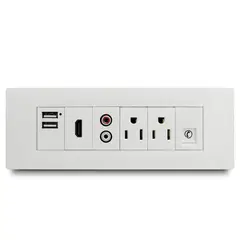 OLIVETO - Placa 6H Con Bastidor Cajetin Plas Premium Veto