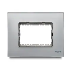 OLIVETO - Placa 3H Vidrio Blanco Plura Veto