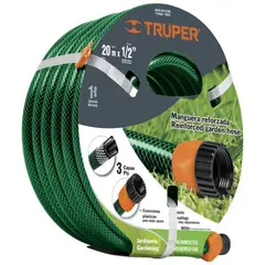 TRUPER - Manguera Reforzada 3 Capas 1/2 15 Mt
