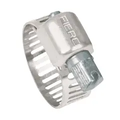FIERO - 10 Mini Abrazaderas Acero Inoxidable 1/2 A 3/4