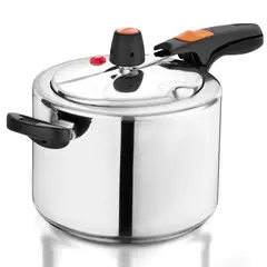 IMUSA - Olla A Presión 4.5 Litros Aluminio Cierre Interno Smart