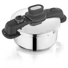 IMUSA - Olla A Presión 4 Litros Acero Inoxidable Cierre Externo Talent Master