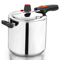 IMUSA - Olla A Presión 6 Litros Aluminio Cierre Interno Smart