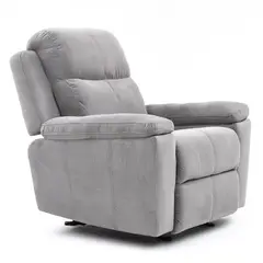ELITE LIVING - Reclinable Mecedora Marsella Tela 80X90X100 Gris Claro