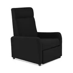 ELITE LIVING - Silla Reclinable Push Arm Praxis Tela 70X70X90 Negro