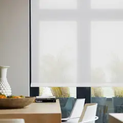 FLEXALUM - Enrollable Solar Screen 10 Blanco A La Medida Ancho Entre 100.5-120 cm Alto Entre 100.5-135 cm