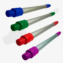 123 - Kit x 4 Cabos en Aluminio 70 cm para Recogedor de Piso