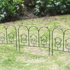COLMALLAS - Minicerca Decorativa para Jardin de 46 x 46 cm