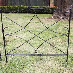 COLMALLAS - Minicerca Decorativa para Jardin de 61 x 61 cm