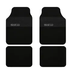 SPARCO - Set Tapetes Alfombra/PVC 4Pzas
