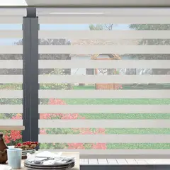 FLEXALUM - Sheer Elegance Misty Beige A La Medida Ancho Entre 130.5-150 cm Alto Entre 190.5-210 cm