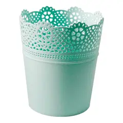 MARRES - Matera Plástica Cónica Lace 15.5cm Verde Menta
