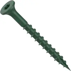 GENERICO - Tornillo para Madera Mando Estrella N. 8 X 4.13 cm Verde
