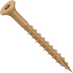 GENERICO - Tornillo para Madera Mando Estrella N. 8 X 4.13 cm Tostado