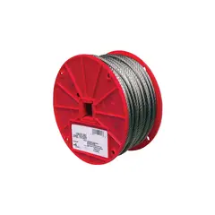 CAMPBELL CHAIN - Rollo de Cable 0.48 cm 133 Hilos Acero Inoxidable 76.20 M