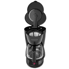 BLACK+DECKER - Cafetera Black Decker 12 tazas con jarra de vidrio y filtro permanente CM0941B