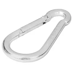 TRUPER - Mosquetón Para Seguro de Gancho 3/8 Pulg Largo 4 Pulg