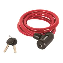 TRUPER - Cerrojo de Cable Con Llaveuso Rudo 15mm. 1.20 M
