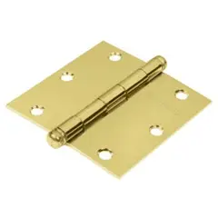 TRUPER - Bisagra Cuadrada Acero Cabeza Plana 3.1/2 Pulg