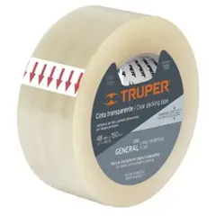 TRUPER - Cinta Transparente 0.050mm de Espesor Long 50m