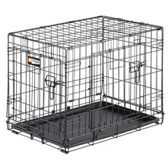 FERPLAST - Jaula Para Perros 75x50x54.6cm Mediano Negro