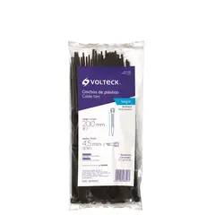 TRUPER - Cinchos Plásticos Tensión 50ib Negro Largo 20cm