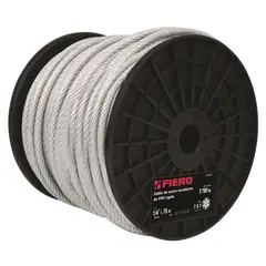 TRUPER - Cables Acero Recubiertos Pvc 7x7hilos75m 2240kg