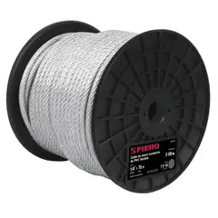 TRUPER - Cables Acero Recubiertos Pvc 7x7 Hilo 75m 560kg