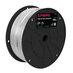 TRUPER - Cables de Acero 7x7 Hilos 75m 1360kg