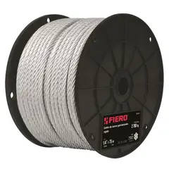 TRUPER - Cables de Acero 7x7 Hilos 75m 2240kg
