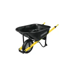 VULCAN - Carretilla de Acero para Carga Pesada con Rueda Antipinchazos
