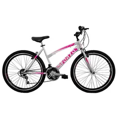 SFORZO - Bicicleta De Montaña Dama R26 18V Talla M D.Mecánico Doble Pared Blanco