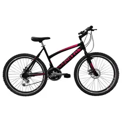 SFORZO - Bicicleta De Montaña Dama R26 18V Talla M Disco Mecánico Frenos Disco Negro