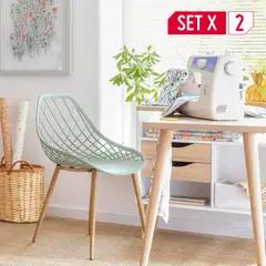 undefined - Set de 2 Sillas Kroops Menta