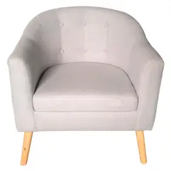 undefined - Poltrona Fija Lucia Gris 75X70X65Cm