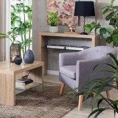 undefined - Poltrona Fija Lucia Gris 75X70X65Cm