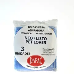 DAPAC - Bolsa para Aspiradoras Neo / Listo/ Petlover X3 Und