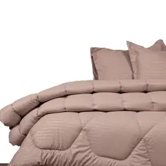 WAMSUTTA - Plumón Fundón Microfibra Doble Taupe