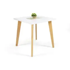 HOGAR VENECIA - Mesa Comedor Lyon 4 Puestos 76x76x76cm Blanco