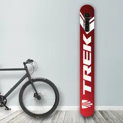 GENERICO - Soporte de Pared para Bicicleta Diseños Trek Red/White