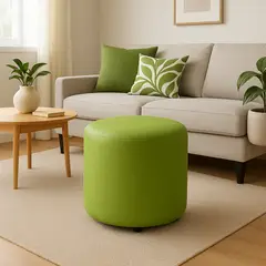 123 - Puff Circular Verde Manzana