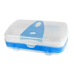 AZOR - Organizador Plástico Wacky 3D Oval Azul