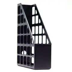 AZOR - Revistero Plástico Sencillo Negro