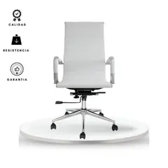 EKONOMODO COLOMBIA - Silla de escritorio Ejecutiva Blanco/Negro