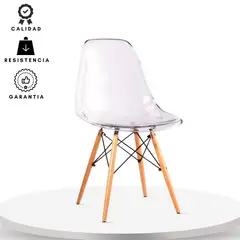 EKONOMODO COLOMBIA - Silla de escritorio Transparente Ekm-S-235Tr