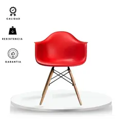 EKONOMODO COLOMBIA - Silla Brazos Eames Adulto 58.5X62X80 Rojo