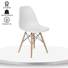 EKONOMODO COLOMBIA - Silla Eames Adulto 42x50x82 Blanco