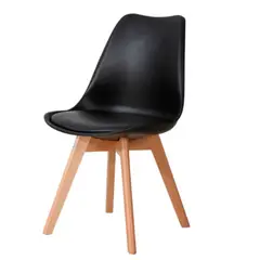 EKONOMODO COLOMBIA - Silla Tapizada Milano 54X49X83 Negro