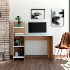 RTA DESIGN - Escritorio 120 Vilna Rovere+Blanco 120x120x45cm