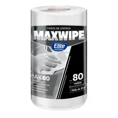 ELITE - Paño Maxwipe X80 Paños Blanco